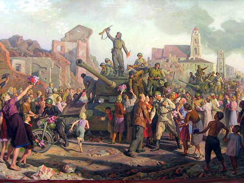 Волков Валентин. "Минск 3 июля 1944 г." 